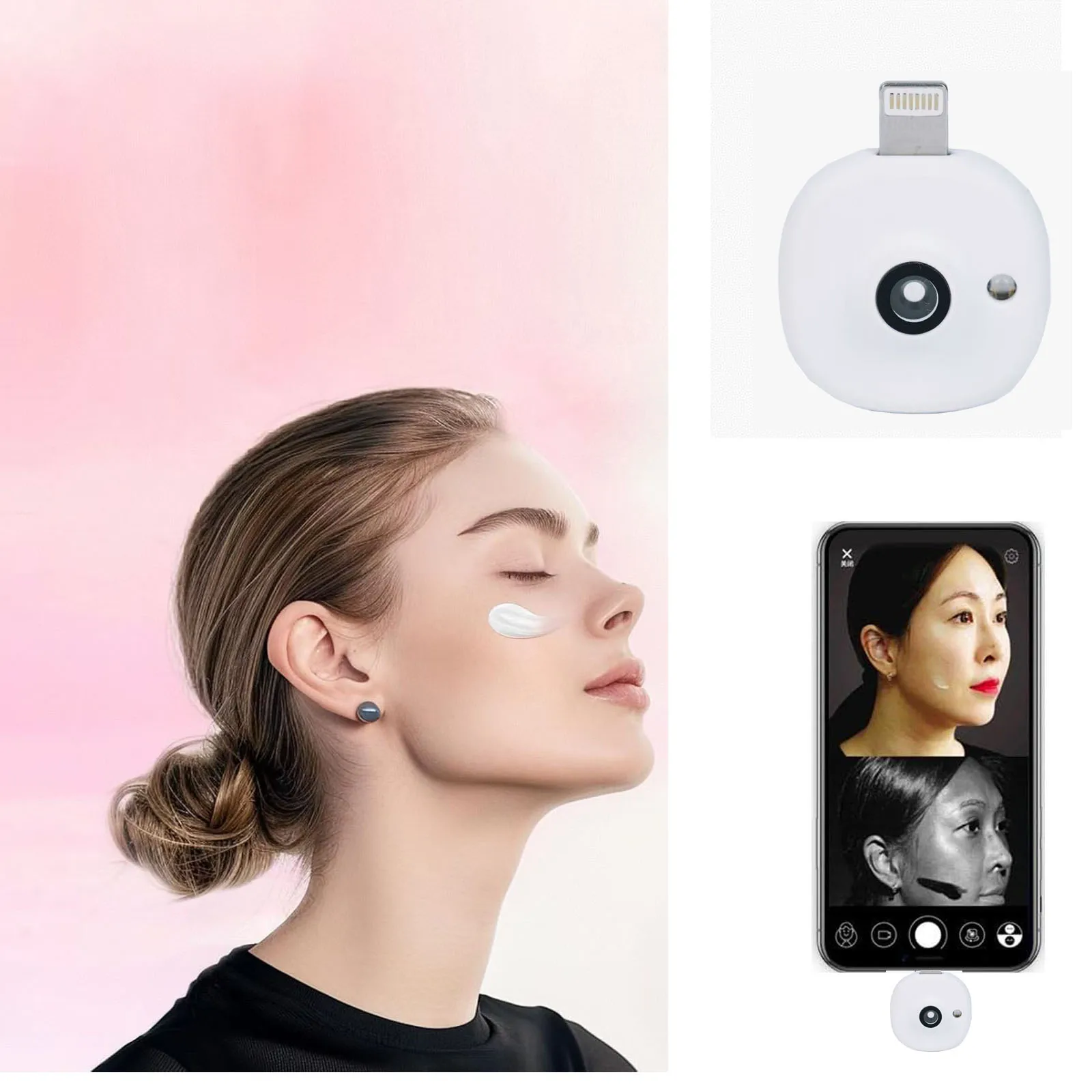 UV Camera Portable Sun Protection test For Facial Sun Protection And Makeup Removal Sun Protection Detection
UV Camera Portable Sun Protection test For Facial Sun Protection And Makeup Removal Sun Protection Detection