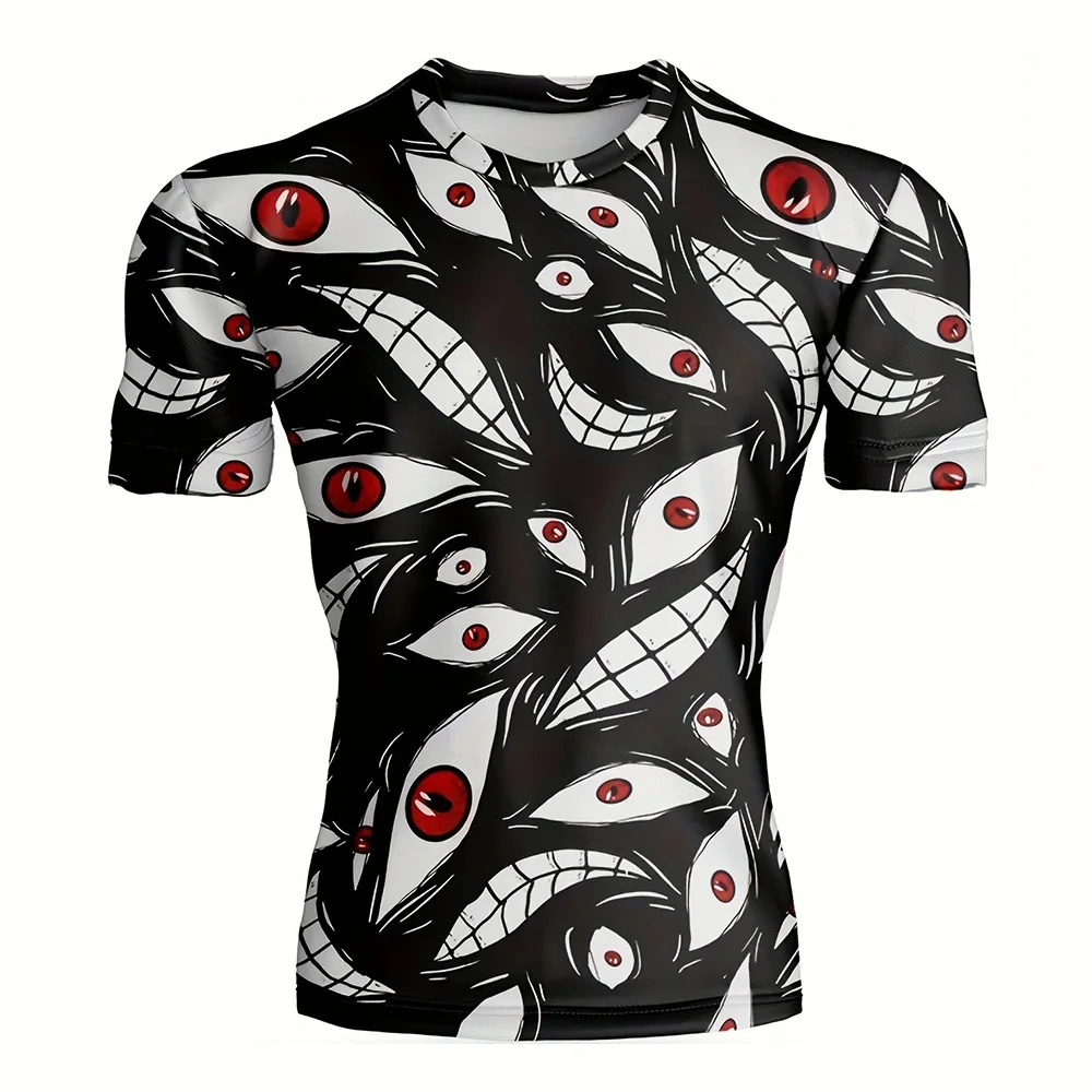 Men's T-shirt Horrible Eyes Funny Graphic Short Sleeve Round Neck T-shirts For Gym Fitness Training Oversized Men Clothing Tops
Men's T-shirt Horrible Eyes Funny Graphic Short Sleeve Round Neck T-shirts For Gym Fitness Training Oversized Men Clothing Tops