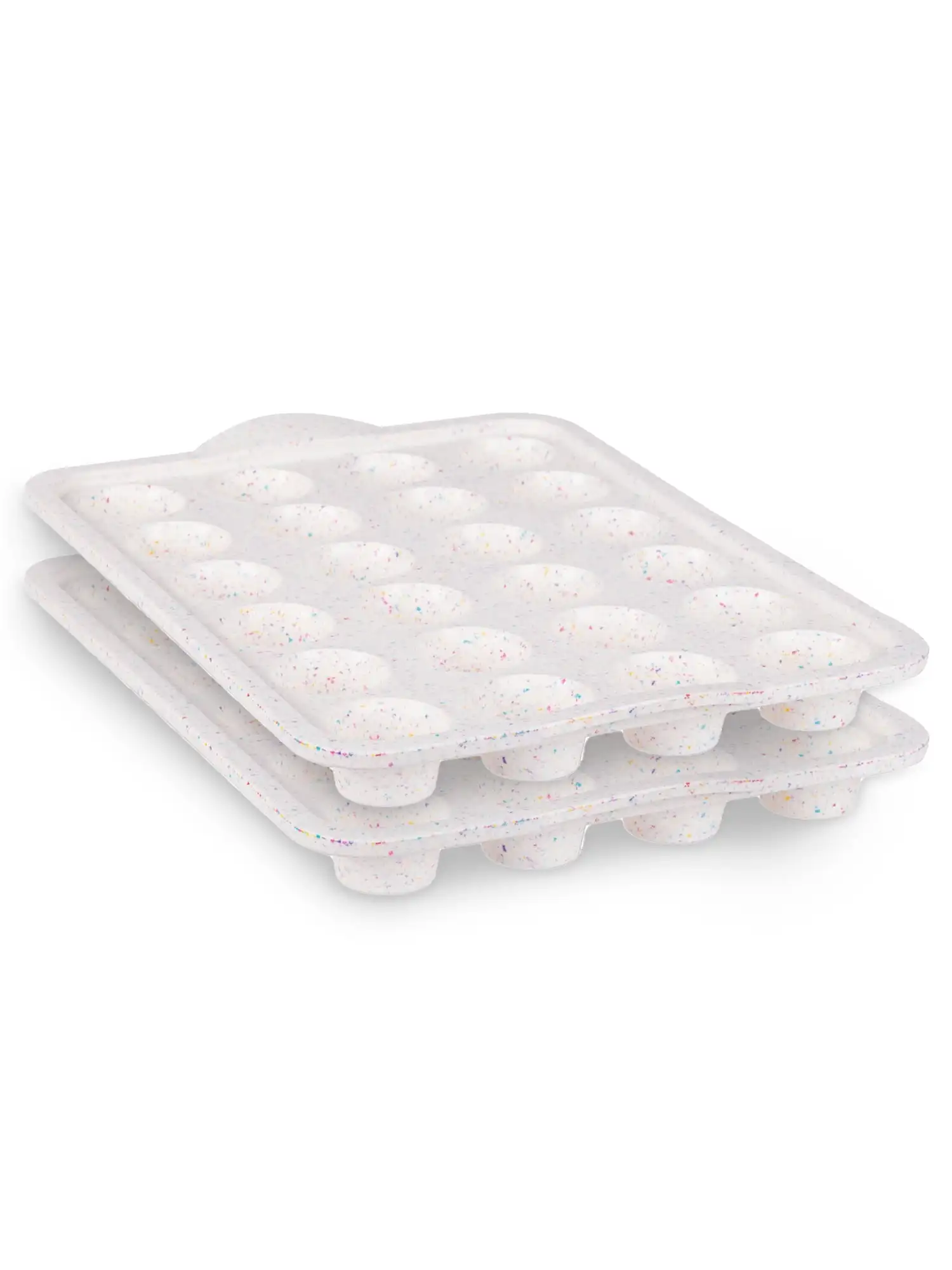 Silicone 24 Count Mini Muffin Pan, 2 Pack, 1.75 in Diameter, Granite, Dishwasher Safe, Easy Release
Silicone 24 Count Mini Muffin Pan, 2 Pack, 1.75 in Diameter, Granite, Dishwasher Safe, Easy Release