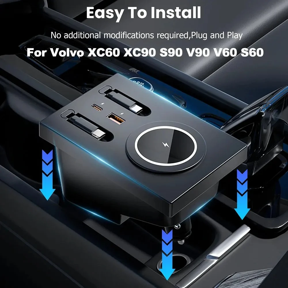 Car Docking Station For Volvo XC60 XC90 S60 S90 V60 V90 Magnetic Adsorption Wireless Charging Holde Fast-Charging not for 2026
Car Docking Station For Volvo XC60 XC90 S60 S90 V60 V90 Magnetic Adsorption Wireless Charging Holde Fast-Charging not for 2026