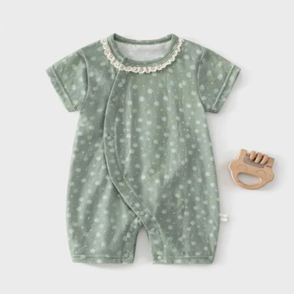 Baby Girl Summer Clothes Floral Lightweight Short Sleeve Baby Rompers Ruffles Collar Princess Style Infant Jumpsuit
Baby Girl Summer Clothes Floral Lightweight Short Sleeve Baby Rompers Ruffles Collar Princess Style Infant Jumpsuit