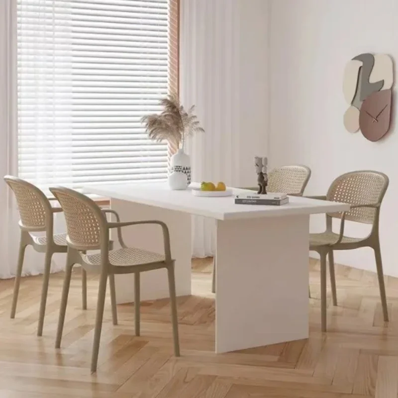Creative Rattan-Woven Plastic Dining Chair, Foldable Nordic-Style Home Seat High-End Versatile Backrest Chair for Indoor/Outdoor
Creative Rattan-Woven Plastic Dining Chair, Foldable Nordic-Style Home Seat High-End Versatile Backrest Chair for Indoor/Outdoor