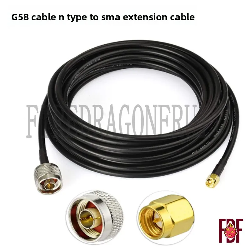 N Male to SMA Male Female RF Adapter RG58 Coaxial CableLow Loss Extension Cord WiFi Antenna Ham Radio CCTV Setup
N Male to SMA Male Female RF Adapter RG58 Coaxial CableLow Loss Extension Cord WiFi Antenna Ham Radio CCTV Setup