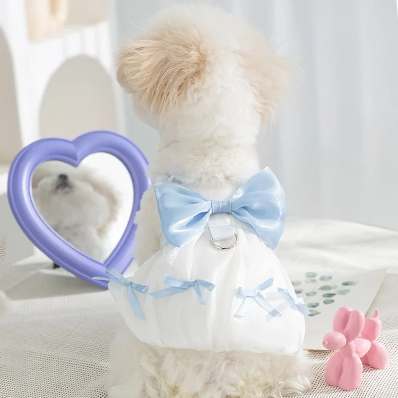 Breathable Mesh Puppy Clothes Summer Bowknot Halter Dress Bichon Frise Teddy Pretty Princess Skirt Pet Supplies
Breathable Mesh Puppy Clothes Summer Bowknot Halter Dress Bichon Frise Teddy Pretty Princess Skirt Pet Supplies