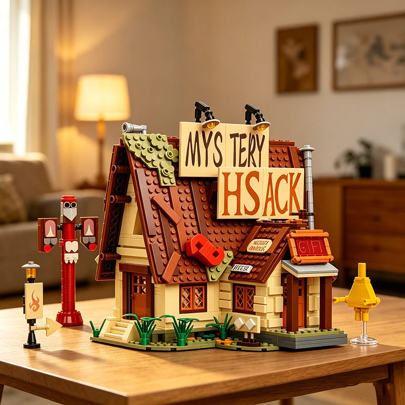 1108PCS Mystery Shack House Building Blocks Cartoon Forest Cabin Model Desktop Ornament Teens Educational DIY Toy Holiday Gifts
1108PCS Mystery Shack House Building Blocks Cartoon Forest Cabin Model Desktop Ornament Teens Educational DIY Toy Holiday Gifts
