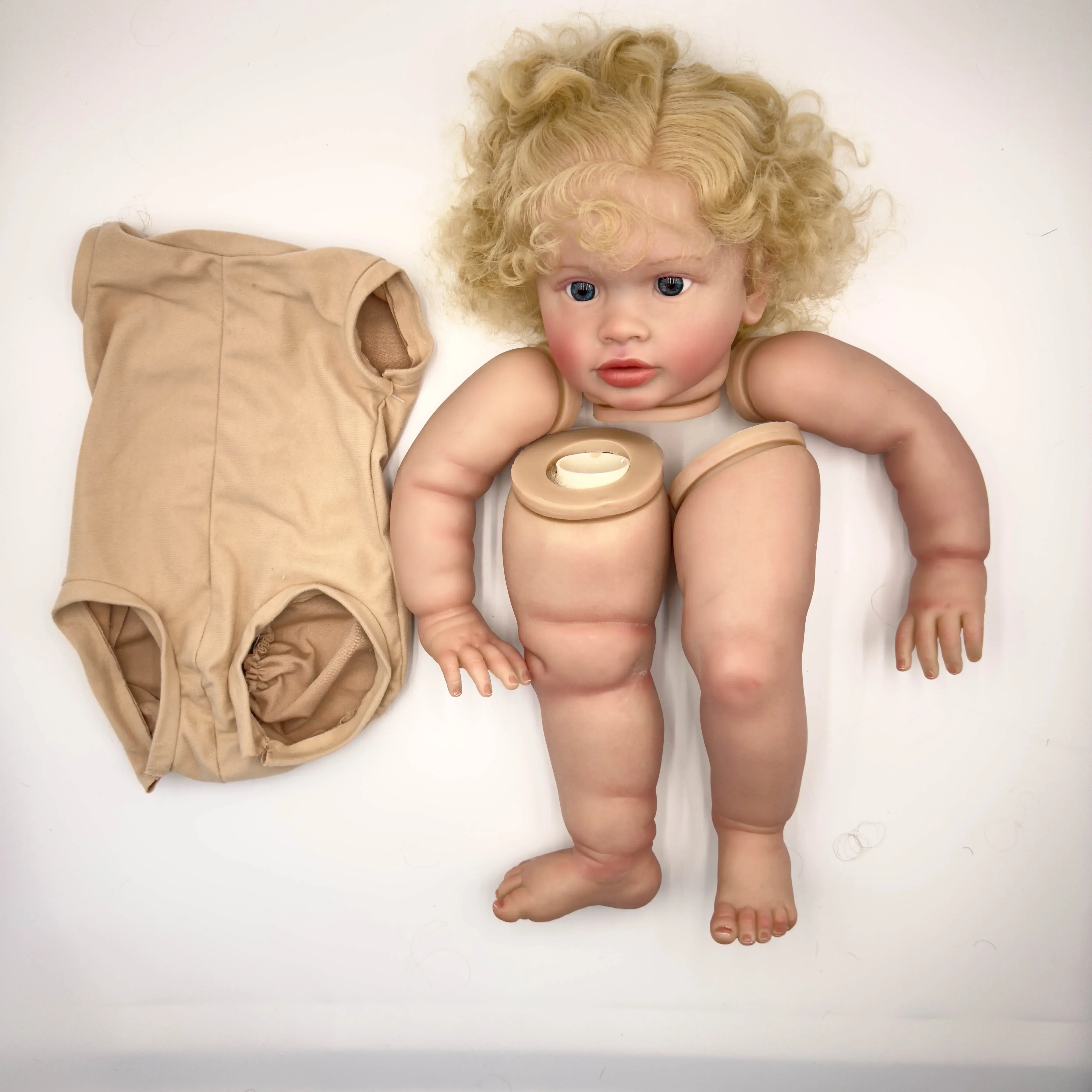 25inch Reborn Toddler Doll Kit Pippa with Blond Hair DIY Unfinished Doll Parts with Cloth Body and Eyes Muñeca Kit Bebé Reborn
25inch Reborn Toddler Doll Kit Pippa with Blond Hair DIY Unfinished Doll Parts with Cloth Body and Eyes Muñeca Kit Bebé Reborn