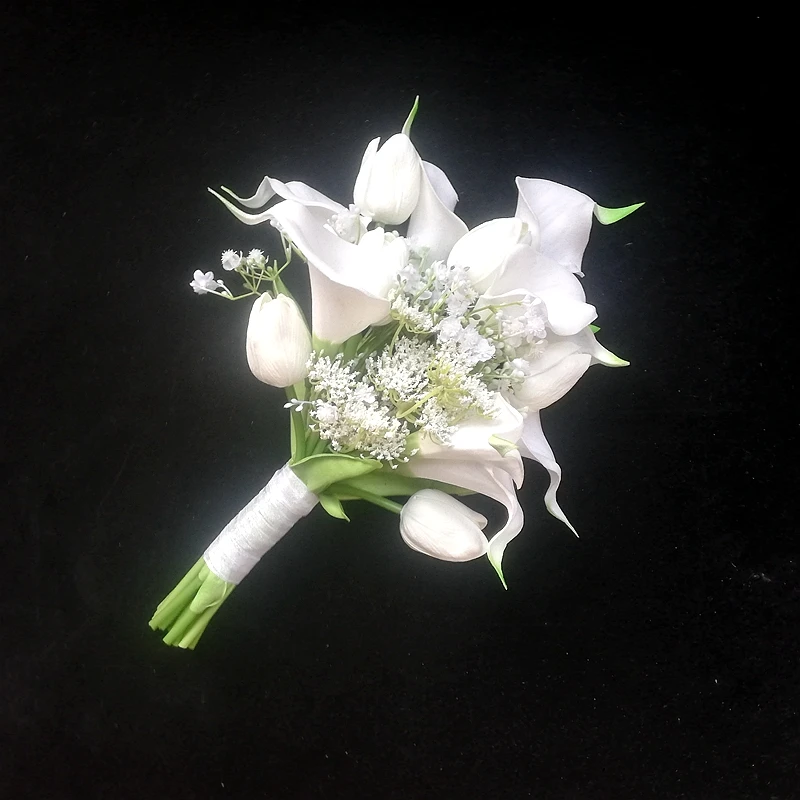 2022 Whitney WB16117 Classic Wedding Bouquet White Calla Lilies with Tulip Bridesmaids Bouquet Bouquet fleur artificielle marié
2022 Whitney WB16117 Classic Wedding Bouquet White Calla Lilies with Tulip Bridesmaids Bouquet Bouquet fleur artificielle marié