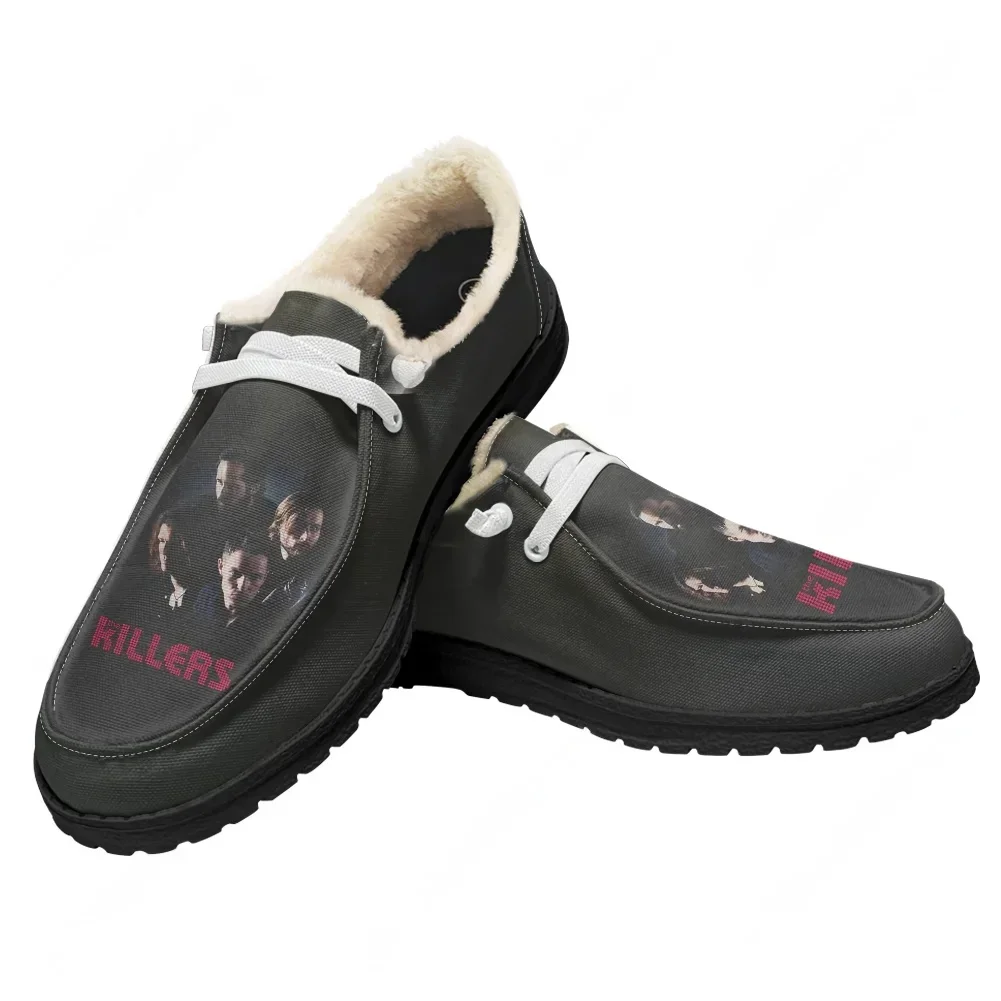 The Killers Velvet Flat Shoes Mens Womens Warm Casual Shoe Indoor Outdoor Light Shoes Fashion Patterns Text Customized Footwears
The Killers Velvet Flat Shoes Mens Womens Warm Casual Shoe Indoor Outdoor Light Shoes Fashion Patterns Text Customized Footwears