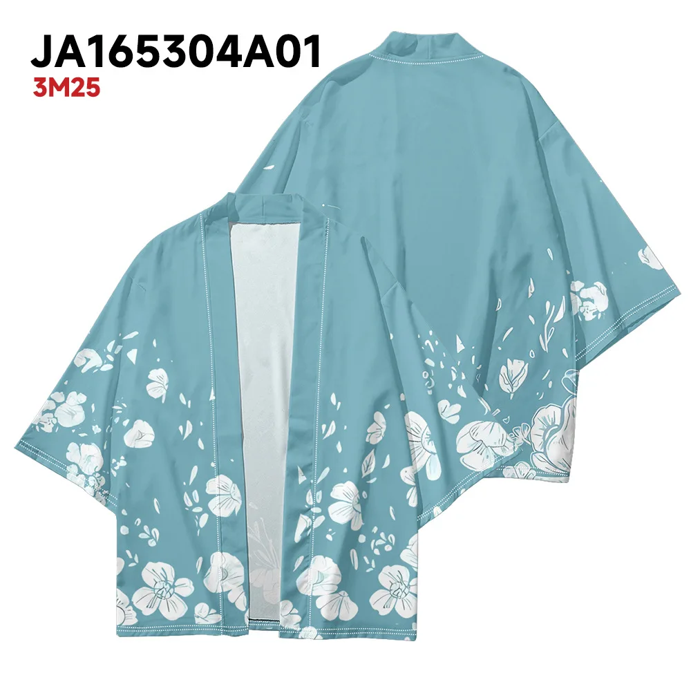 Chinese Style Floral Printed Traditional Clothing Men Women Casual Loose Kimono Summer Beach Cardigan Haori
Chinese Style Floral Printed Traditional Clothing Men Women Casual Loose Kimono Summer Beach Cardigan Haori