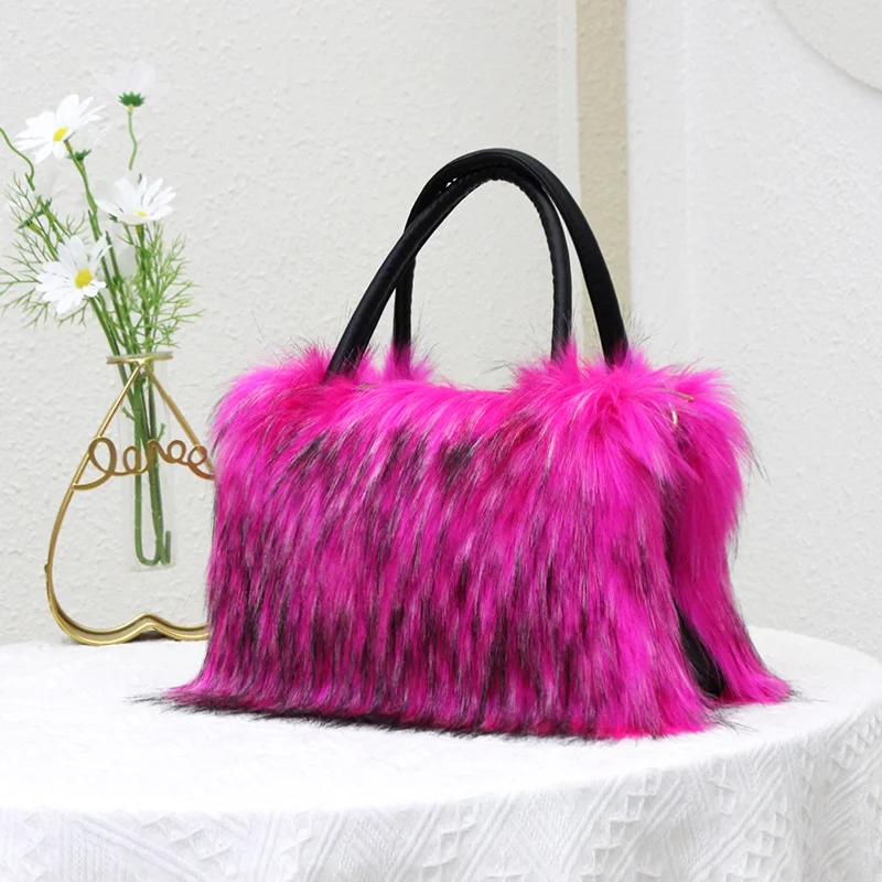 Women's Bags Faux Fluffy Handbag Luxury Brand Bags For Woman Soft Plush Handbag Women Shoulder Crossbody Ladies Girl Bag
Women's Bags Faux Fluffy Handbag Luxury Brand Bags For Woman Soft Plush Handbag Women Shoulder Crossbody Ladies Girl Bag