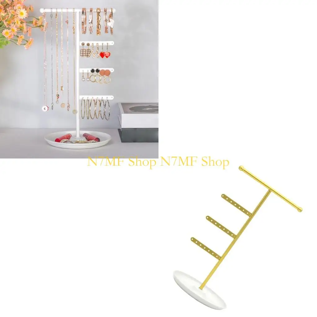 N7MF Space Saving Jewelry Display Stand for Watch Necklace Bracelet Elegant Earrings Rack Multipurpose Accessories Holder
N7MF Space Saving Jewelry Display Stand for Watch Necklace Bracelet Elegant Earrings Rack Multipurpose Accessories Holder