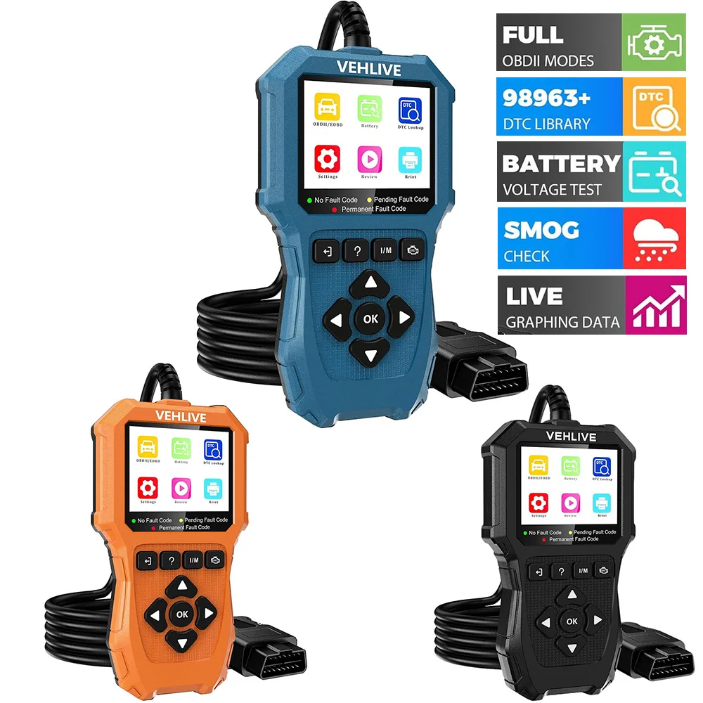 Считывач и стиральник кодов несправностей автомобиля автомобильный сканер OBD2 диагностический инструмент живые данные замороженный кадр сканер OBD монітор готовності до технічного огляду MOT тест датчика кисню O₂ тест
Считывач и стиральник кодов несправностей автомобиля автомобильный сканер OBD2 диагностический инструмент живые данные замороженный кадр сканер OBD монітор готовності до технічного огляду MOT тест датчика кисню O₂ тест