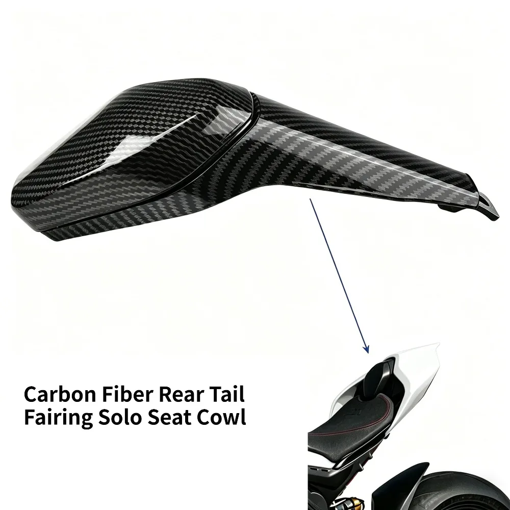 Carbon Fiber Rear Tail Fairing Solo Seat Cowl Fit for Ducati Panigale V2 V4 S Streetfighter
Carbon Fiber Rear Tail Fairing Solo Seat Cowl Fit for Ducati Panigale V2 V4 S Streetfighter