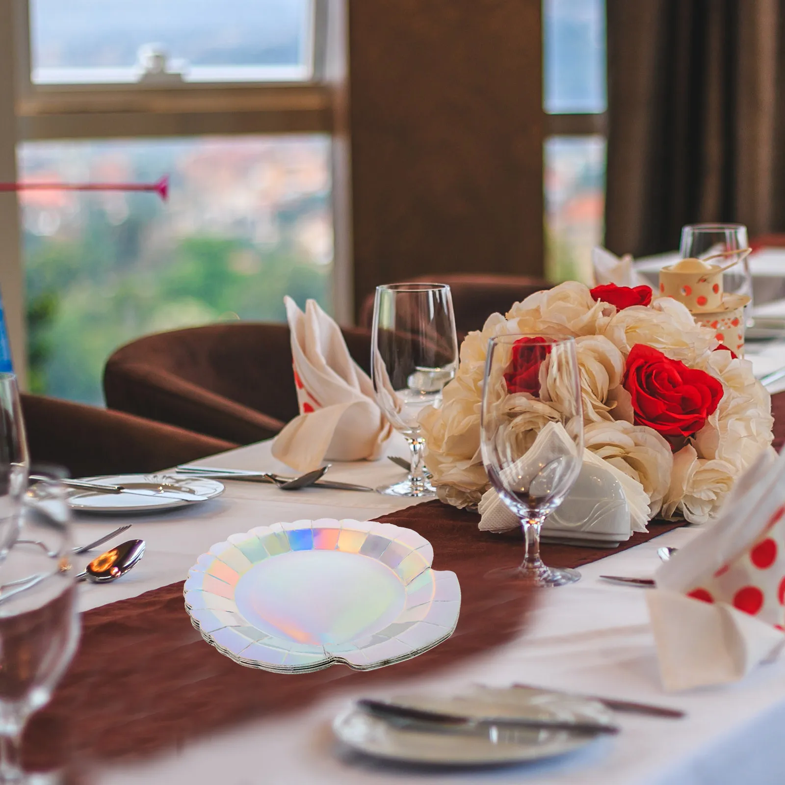 24Pcs Mermaid Seashell Paper Plates Exquisite Craftsmanship Disposable Party Dinnerware Set for Celebrations Paper Plates
24Pcs Mermaid Seashell Paper Plates Exquisite Craftsmanship Disposable Party Dinnerware Set for Celebrations Paper Plates