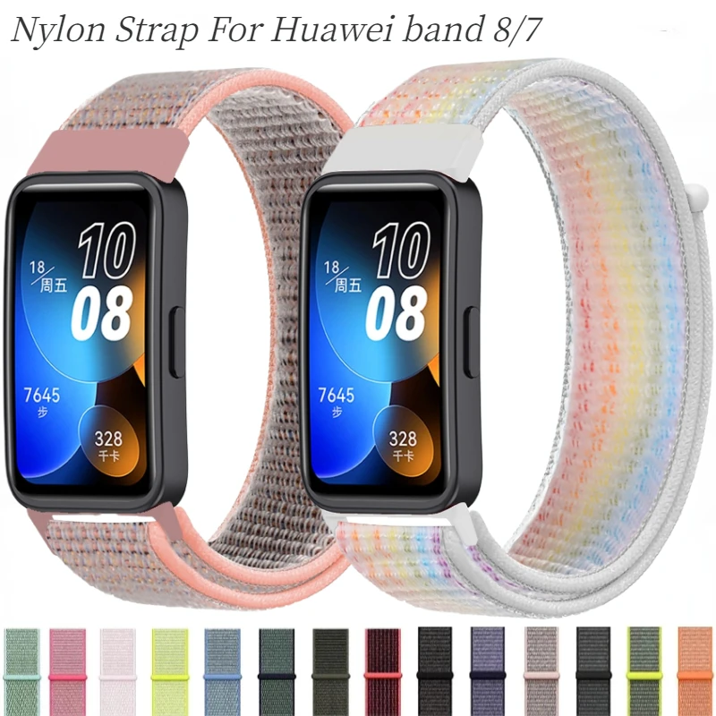 Nylon solo loop strap for Huawei Band 8 7 bracelet wristband replacement belt accessories Huawei band 7 8 correa breathable band
Nylon solo loop strap for Huawei Band 8 7 bracelet wristband replacement belt accessories Huawei band 7 8 correa breathable band