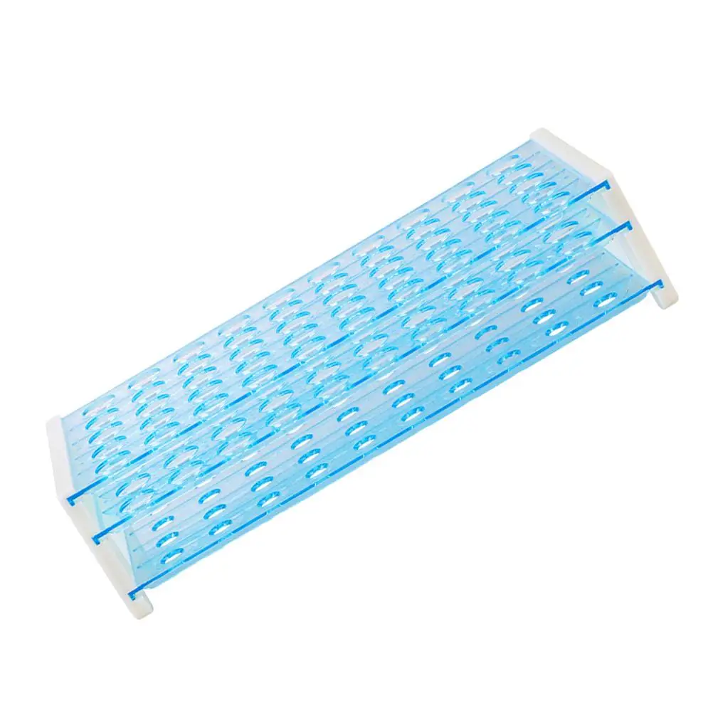 50 Holes Layer Test Tube Rack 15mm Sampling Tubes Rack Diameter Clear Reusable Lab Storage Organizer for Tubes
50 Holes Layer Test Tube Rack 15mm Sampling Tubes Rack Diameter Clear Reusable Lab Storage Organizer for Tubes