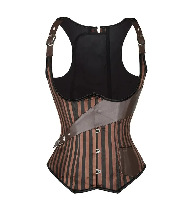 Корсеты под грудью, топ в полоску, сексуальные бюстье, готический стальной корсет с косточками на талии, жилет размера плюс, костюмы пирата в стиле стимпанк
Корсеты под грудью, топ в полоску, сексуальные бюстье, готический стальной корсет с косточками на талии, жилет размера плюс, костюмы пирата в стиле стимпанк