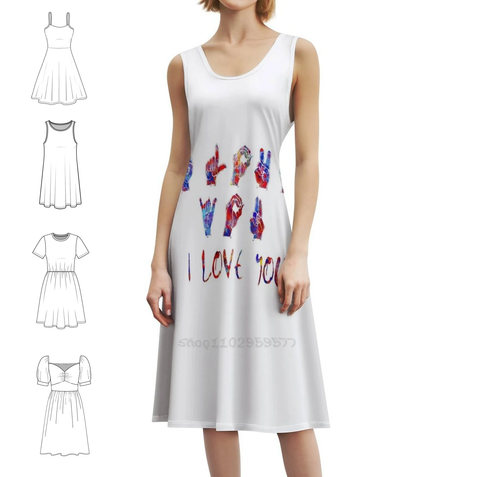 I Love You Asl Language Sign Сексуальное платье для отпуска для женщин Пляжная вечеринка Мини-платье на день рождения I Love You Asl Language Sign
I Love You Asl Language Sign Сексуальное платье для отпуска для женщин Пляжная вечеринка Мини-платье на день рождения I Love You Asl Language Sign