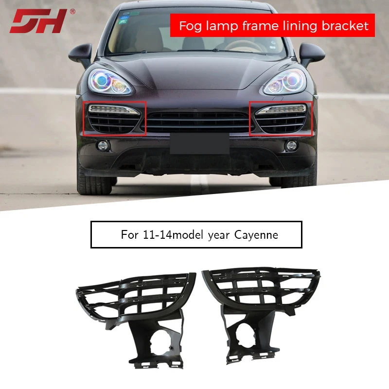Car Front Bumper Grille Decorative Strip Fog Lamp Cover for Porsche Cayenne 2011-2014 95850568100 95850568200
Car Front Bumper Grille Decorative Strip Fog Lamp Cover for Porsche Cayenne 2011-2014 95850568100 95850568200
