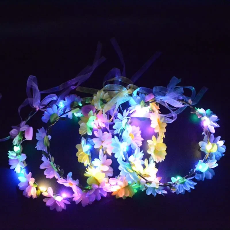 10pcs Event LED Party Light Up Flashing Flower Headband Wreath Crown Headwear Birthday Glow Party Supplies
10pcs Event LED Party Light Up Flashing Flower Headband Wreath Crown Headwear Birthday Glow Party Supplies