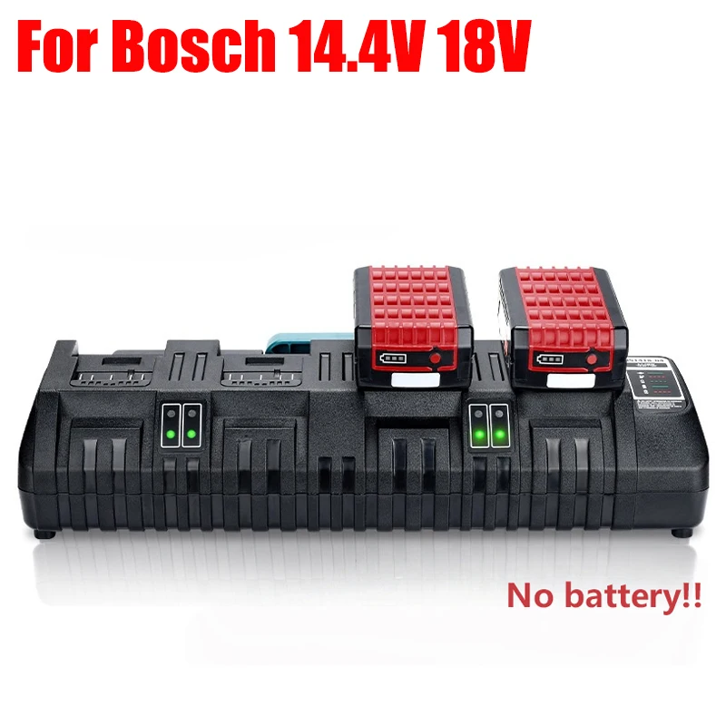 4-port Fast Charger Lithium Battery Charger for Bosch 14.4–18V Lithium Batteries Supports Mobile Phone Charging with USB Port
4-port Fast Charger Lithium Battery Charger for Bosch 14.4–18V Lithium Batteries Supports Mobile Phone Charging with USB Port