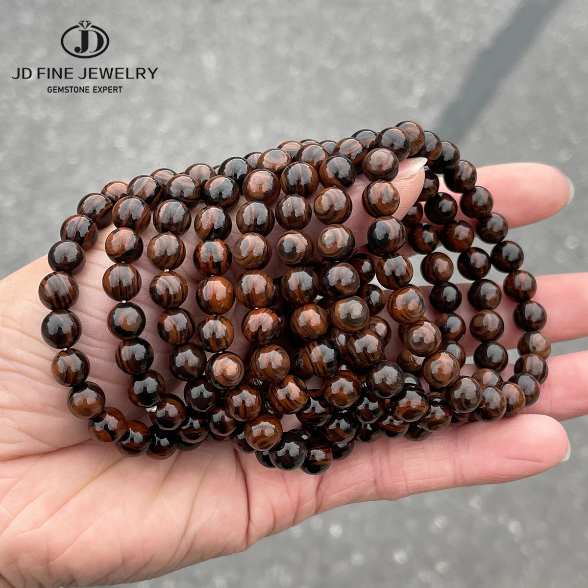 JD 7A Quality Natural Stone Red Eye Obsidian Beaded Bracelets for Women Fashion Simple Handmade Reiki Healing Friendship Gifts
JD 7A Quality Natural Stone Red Eye Obsidian Beaded Bracelets for Women Fashion Simple Handmade Reiki Healing Friendship Gifts