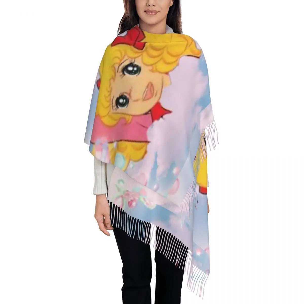 Конфеты, аниме, манга, шарф, шарфы с кисточками, женские мягкие теплые шали и накидки, большая осенне-зимняя шаль
Конфеты, аниме, манга, шарф, шарфы с кисточками, женские мягкие теплые шали и накидки, большая осенне-зимняя шаль