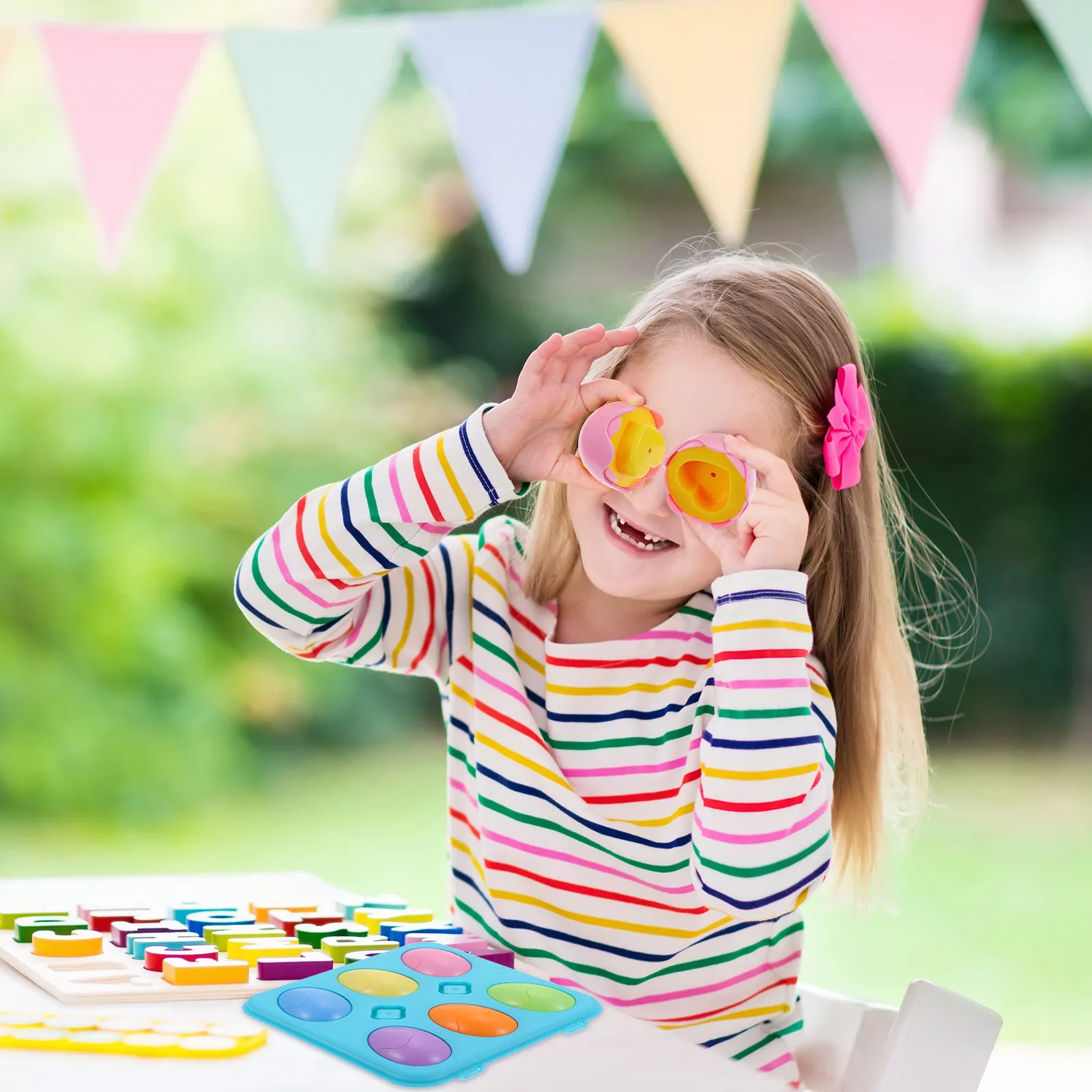 1Set Matching Eggs Educational Puzzle Colorful Learning Early Educational Playthings Enhance Brain Hand Eye Coordination Parent
1Set Matching Eggs Educational Puzzle Colorful Learning Early Educational Playthings Enhance Brain Hand Eye Coordination Parent