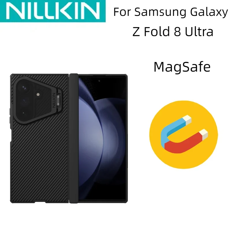 For Samsung Galaxy Z Fold 8 Ultra MagSafe Case NILLKIN CamShield Prop Magnetic Case With Phone Holder Camera Cover
For Samsung Galaxy Z Fold 8 Ultra MagSafe Case NILLKIN CamShield Prop Magnetic Case With Phone Holder Camera Cover
