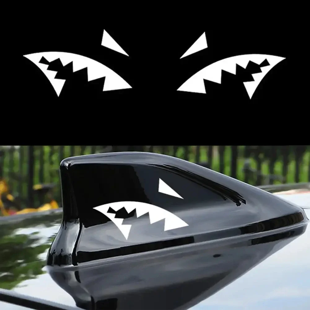 2pcs/set Car Sticker Reflective Creative Shark Fin Antenna Shark Mouth Vinyl Decal Car Accessories Decoration Stickers Universal
2pcs/set Car Sticker Reflective Creative Shark Fin Antenna Shark Mouth Vinyl Decal Car Accessories Decoration Stickers Universal