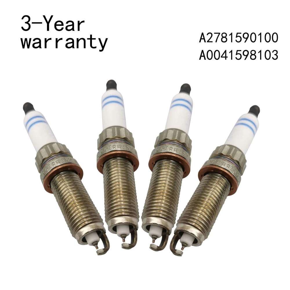 4Pcs Spark Plug A2781590100 A0041598103 For Mercedes V6 V8 M152 M157 M276 M278
4Pcs Spark Plug A2781590100 A0041598103 For Mercedes V6 V8 M152 M157 M276 M278