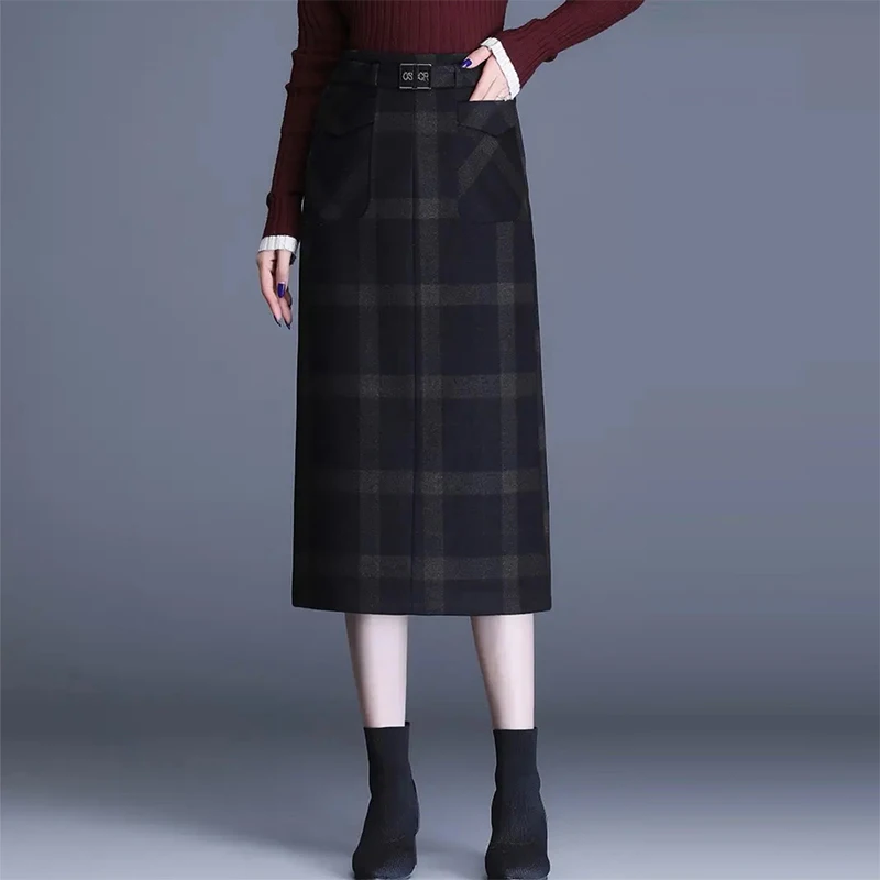 High Waist Straight Cut Woolen Midi Skirt for Women plus Size Fashionable Slimming Autumn Winter New Arrival City Commute Cas...
High Waist Straight Cut Woolen Midi Skirt for Women plus Size Fashionable Slimming Autumn Winter New Arrival City Commute Cas...