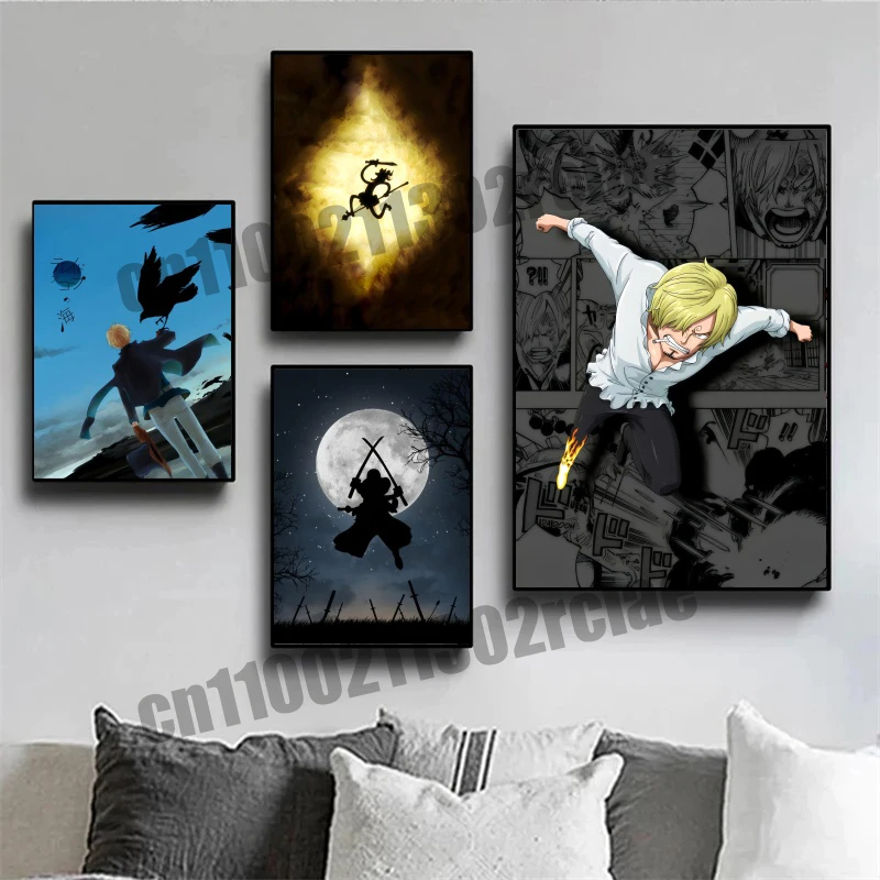 Japanese Classic Childhood Anime One Piece Personal Super Cool Art Pictures Poster Canvas Painting Suitable for Home Decoration
Japanese Classic Childhood Anime One Piece Personal Super Cool Art Pictures Poster Canvas Painting Suitable for Home Decoration
