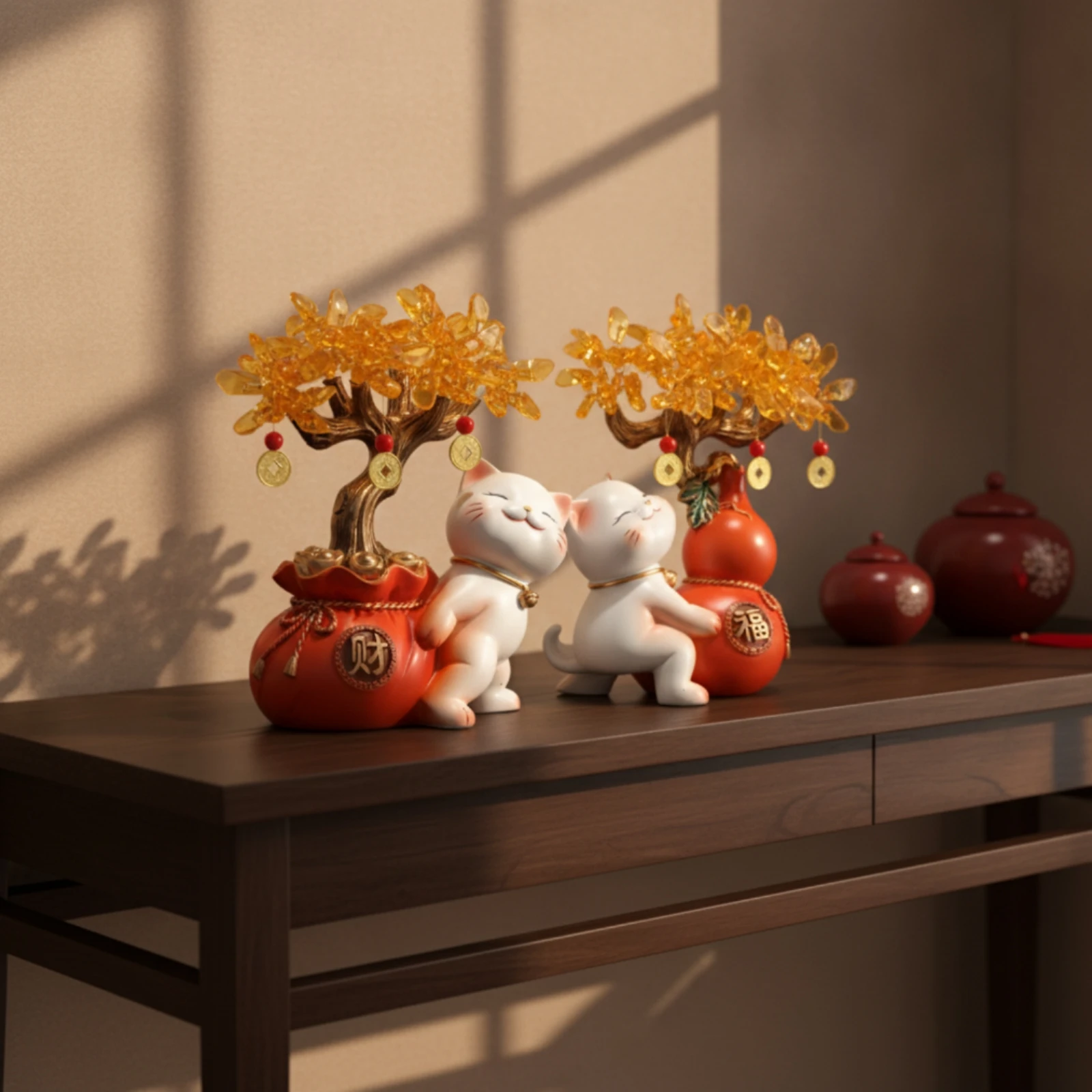 Auspicious Cat with Wealth Tree Auspicious Auspicious Cat Ornament Wealth Tree Ornament Traditional Decor Compact for Homeowners
Auspicious Cat with Wealth Tree Auspicious Auspicious Cat Ornament Wealth Tree Ornament Traditional Decor Compact for Homeowners