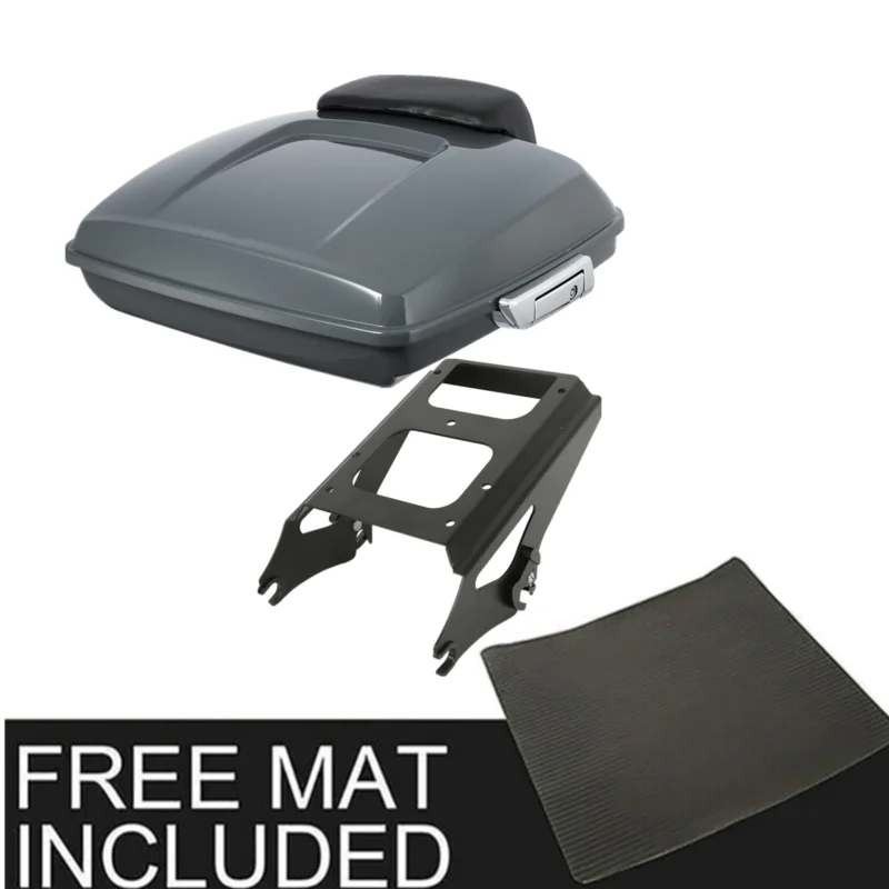 Motorcycle Razor Pack Trunk Pad Mount Rack For Harley Tour Pak Touring Glide 09-13 Gray
Motorcycle Razor Pack Trunk Pad Mount Rack For Harley Tour Pak Touring Glide 09-13 Gray