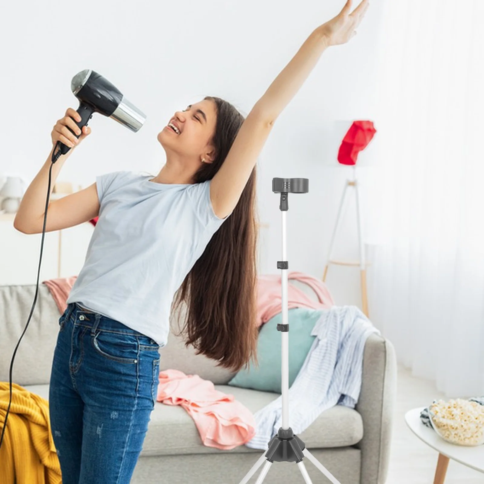 Hair Dryer Stand Foldable Adjustable Height Blow Dryer Floor Stand Tripod Holder Stable Base Hairdryer Storage Rack
Hair Dryer Stand Foldable Adjustable Height Blow Dryer Floor Stand Tripod Holder Stable Base Hairdryer Storage Rack