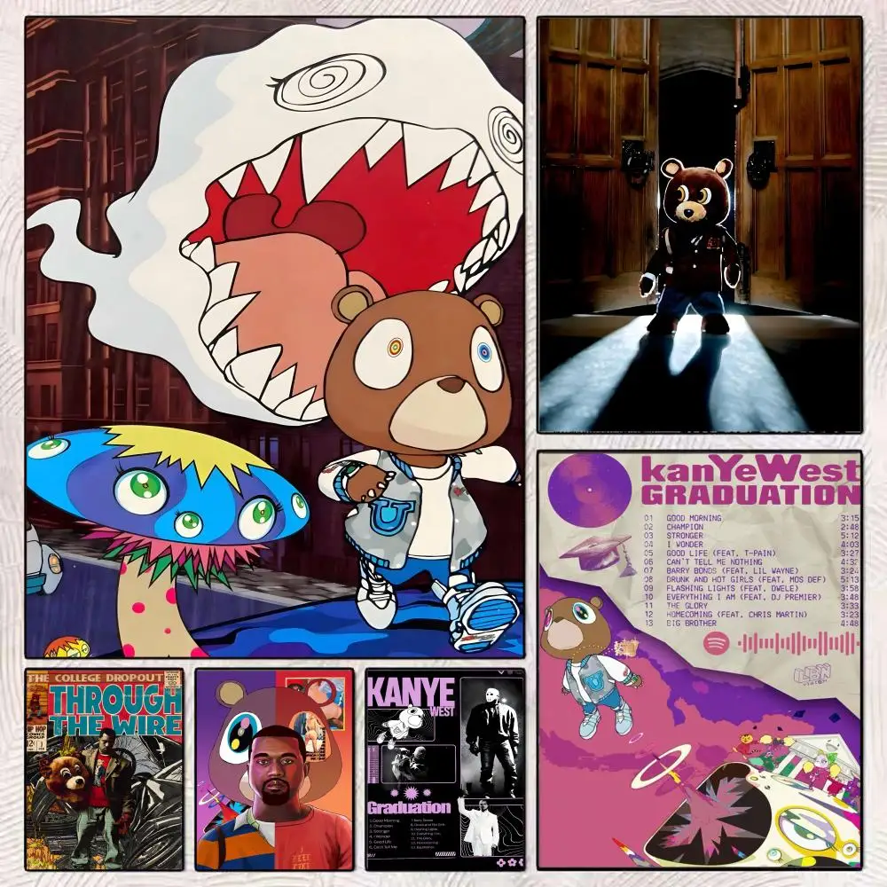 K-Kanye West Rapper Poster HD Art Mural Wallart Poster for Home Room Decoration DIY Vintage Print Decor
K-Kanye West Rapper Poster HD Art Mural Wallart Poster for Home Room Decoration DIY Vintage Print Decor