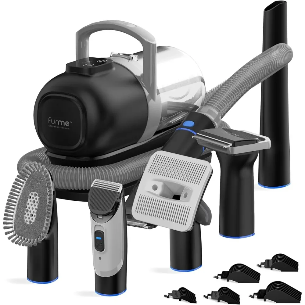 Набор для груминга животных: пылесос для удаления шерсти кошек и собак с щеткой и машинкой для стрижки
Набор для груминга животных: пылесос для удаления шерсти кошек и собак с щеткой и машинкой для стрижки