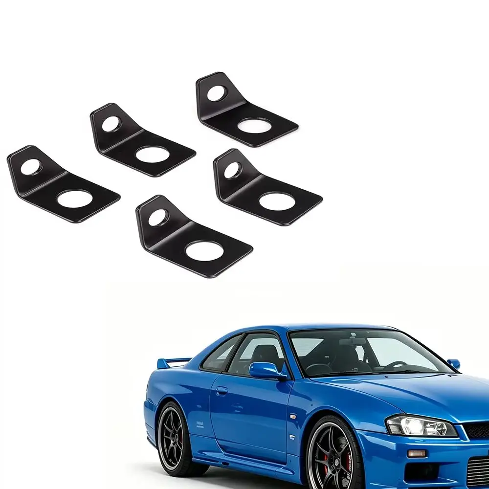 5PCS 4 Point Racing Seat Belt L-Bracket Kit 90 Degree Anchor Plate Hardware Mount Harness Fixing Brackets
5PCS 4 Point Racing Seat Belt L-Bracket Kit 90 Degree Anchor Plate Hardware Mount Harness Fixing Brackets