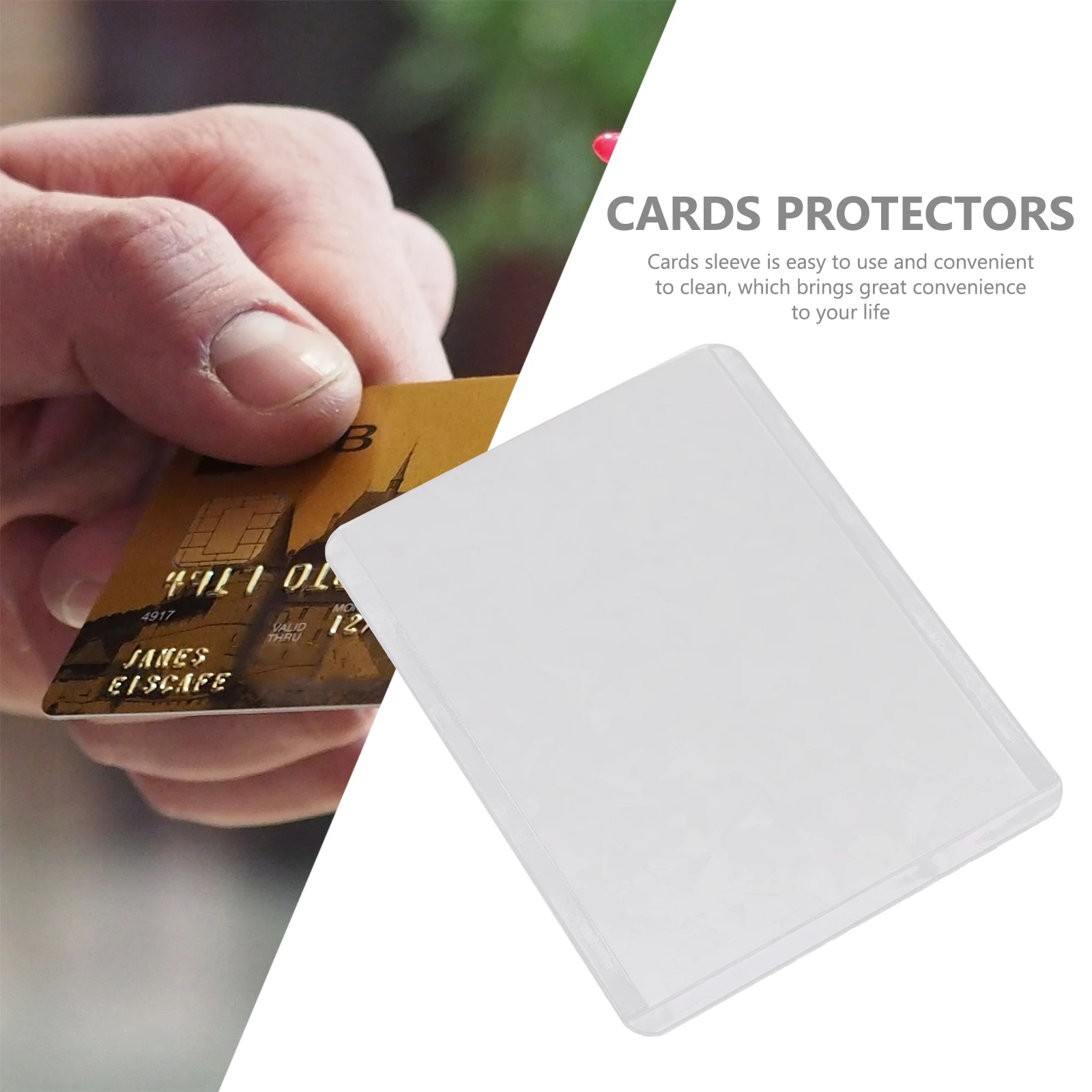 50pcs Heart Card Sleeves Transparent Thick PVC ID Photo Covers Scratch Trading Game Card Holders File Folders
50pcs Heart Card Sleeves Transparent Thick PVC ID Photo Covers Scratch Trading Game Card Holders File Folders