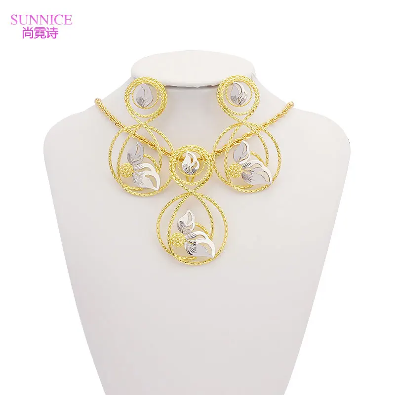 Gold And Silver Jewelry Set For Women Dubai Jewelry For Women Stud Earrings Necklaces Sets Party Wedding Earrings Free Shipping
Gold And Silver Jewelry Set For Women Dubai Jewelry For Women Stud Earrings Necklaces Sets Party Wedding Earrings Free Shipping