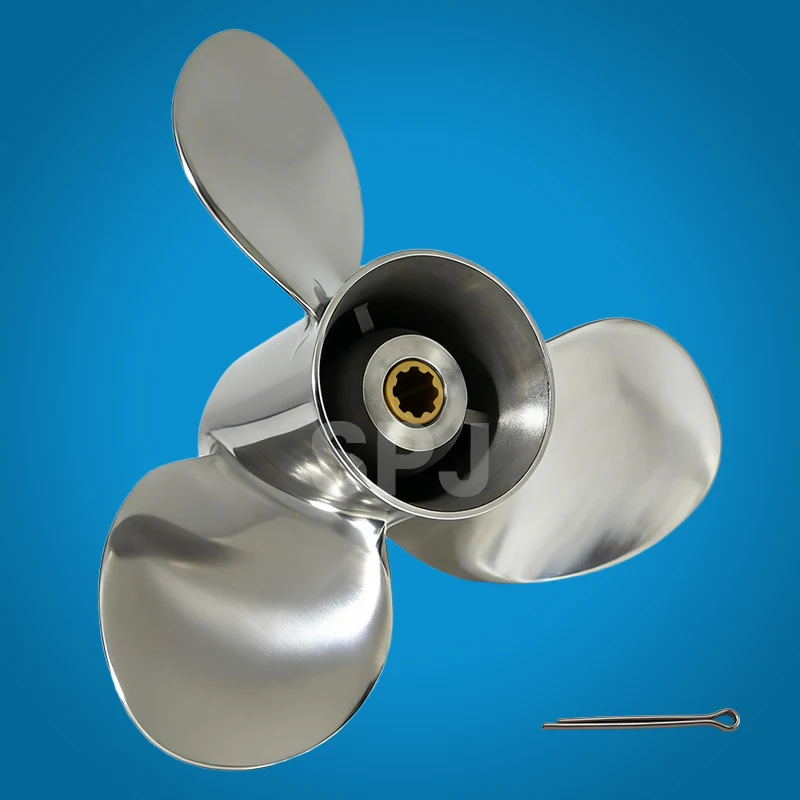 9 1/4"x11" Marine Boat Propeller for Yamaha 9.9-20HP Outboard Motor 3-Blade Stainless Steel 63V-45943-00-EL
9 1/4"x11" Marine Boat Propeller for Yamaha 9.9-20HP Outboard Motor 3-Blade Stainless Steel 63V-45943-00-EL
