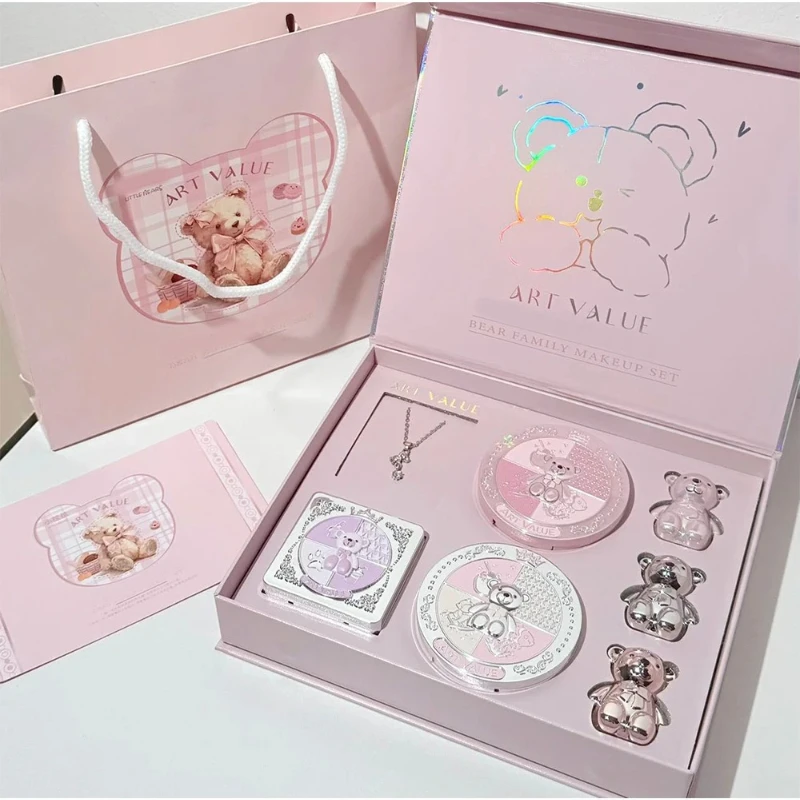 ART VALUE Beauty 7-Piece Set, Featuring Lipstick, Pressed Powder, Blush, Eyeshadow Palette, and Necklace—the Best Choice for You
ART VALUE Beauty 7-Piece Set, Featuring Lipstick, Pressed Powder, Blush, Eyeshadow Palette, and Necklace—the Best Choice for You