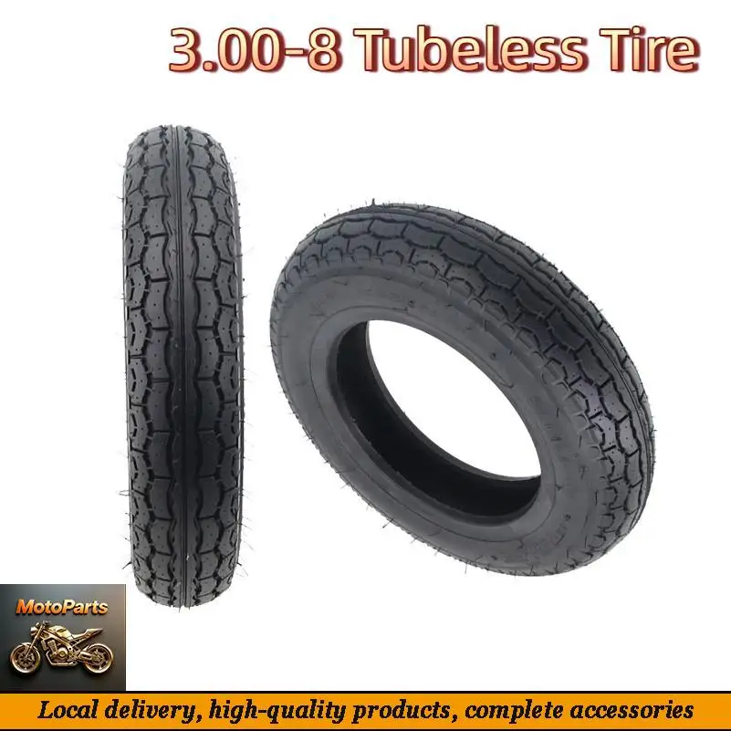 Electric bicycle tubeless tire 3.00-8 is suitable for unicycles and warehouse vehicles with vacuum thickening and wear resistance
Electric bicycle tubeless tire 3.00-8 is suitable for unicycles and warehouse vehicles with vacuum thickening and wear resistance