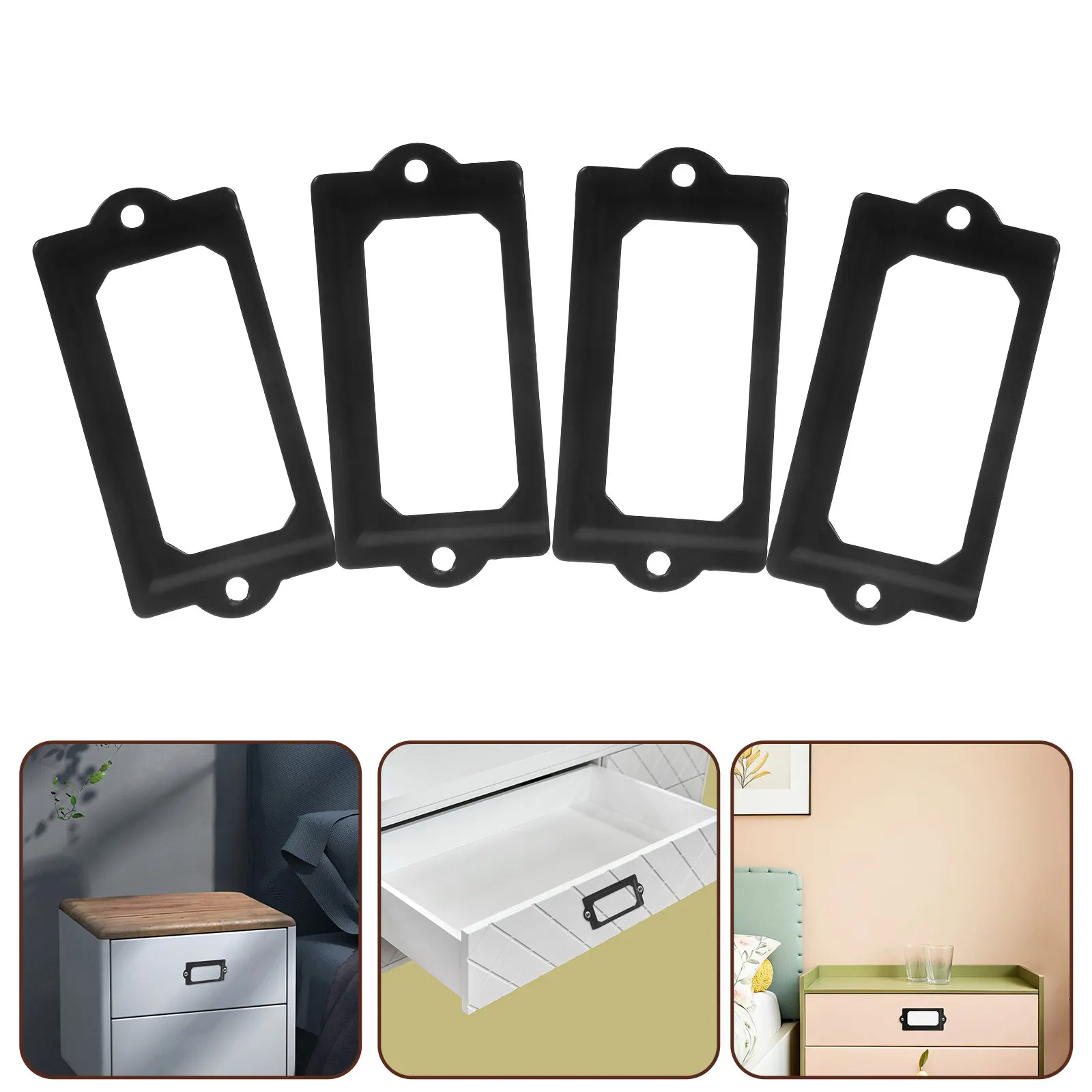 50Sets Metal Label Holder Iron Frame File Drawer Cabinet Card Tag Organizer Office Storage Label Holder for Library
50Sets Metal Label Holder Iron Frame File Drawer Cabinet Card Tag Organizer Office Storage Label Holder for Library