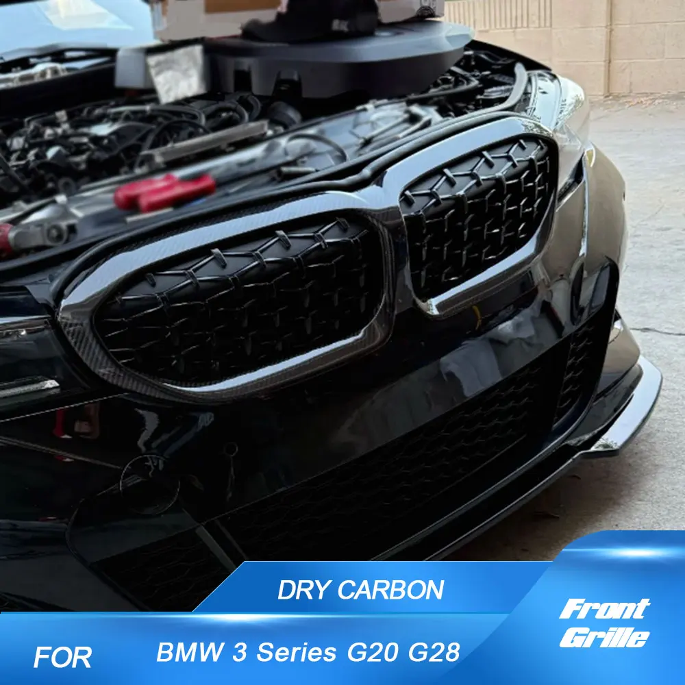 Front Grill Cover For BMW 3 Series G20 G28 320i 330i 340i 2019 2020 Dry Carbon Car Front Kidney Grill Grille Frame Front Trim
Front Grill Cover For BMW 3 Series G20 G28 320i 330i 340i 2019 2020 Dry Carbon Car Front Kidney Grill Grille Frame Front Trim