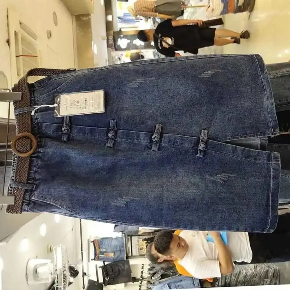 Spring Summer New Denim Skirt Women Split Slim Elastic Waist Denim A-line Skirt Tide Female Casual Loose Cowboy Skirtss Ladies
Spring Summer New Denim Skirt Women Split Slim Elastic Waist Denim A-line Skirt Tide Female Casual Loose Cowboy Skirtss Ladies