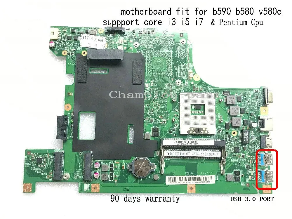 FAST SHIPPING BRAND NEW LA58 11273-1 48.4TE01.011 FOR LENOVO B590 B580 LAPTOP MOTHERBOARD HM77 90 DAYS WARRANTY
FAST SHIPPING BRAND NEW LA58 11273-1 48.4TE01.011 FOR LENOVO B590 B580 LAPTOP MOTHERBOARD HM77 90 DAYS WARRANTY