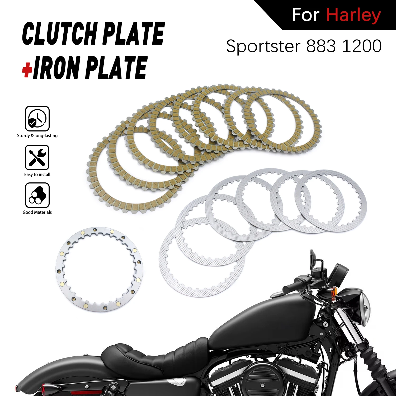 Clutch Friction Plate Spring Kit For Harley Sportster 883 1200 Forty Eight Iron 883 1200 2018-2021 Roadster Motorcycle 37977-90
Clutch Friction Plate Spring Kit For Harley Sportster 883 1200 Forty Eight Iron 883 1200 2018-2021 Roadster Motorcycle 37977-90