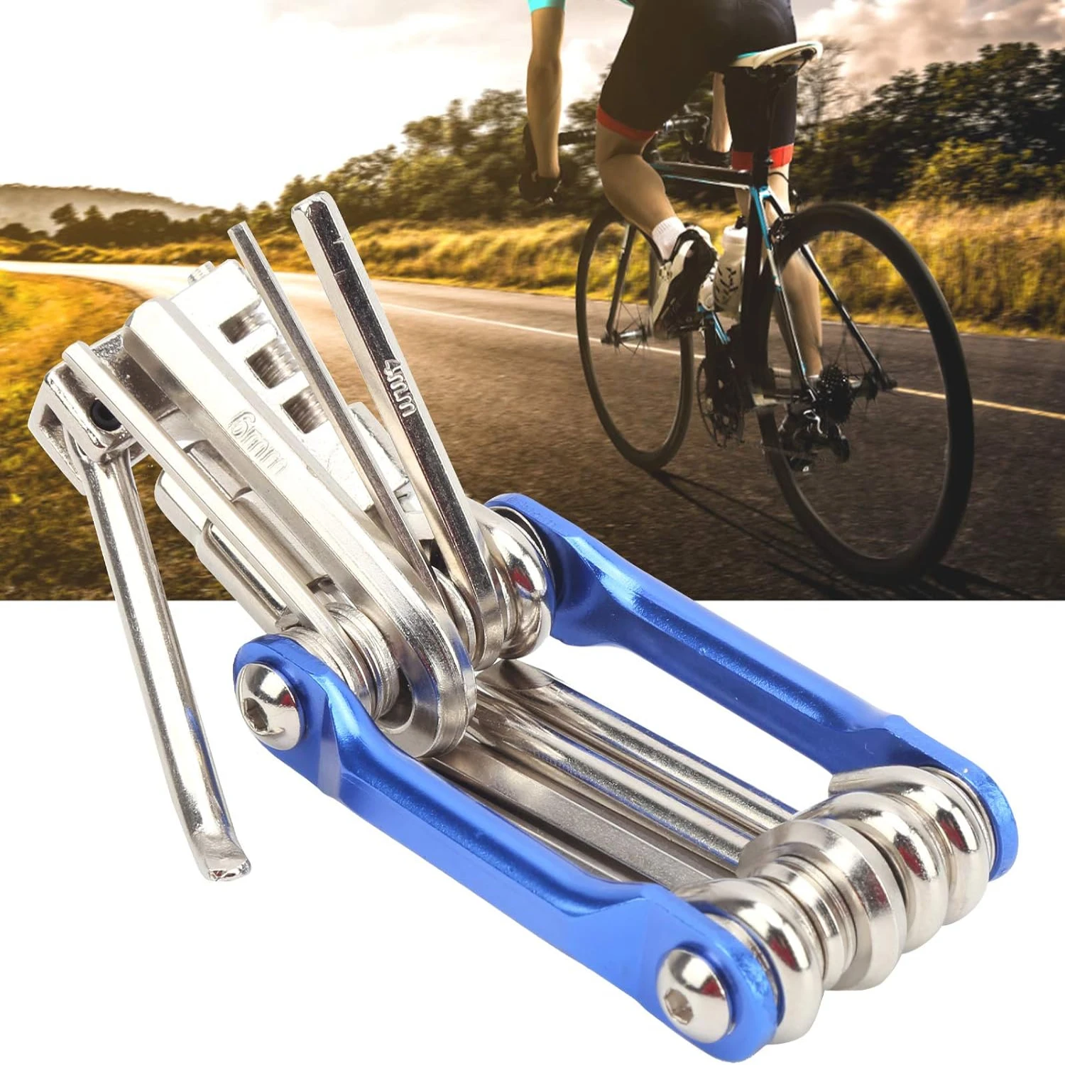 Compact and High-Quality 11-in-1 Essential Bicycle Repair Tool Kit - Multi-functional Bike Maintenance Set - Ideal Cycling Acces
Compact and High-Quality 11-in-1 Essential Bicycle Repair Tool Kit - Multi-functional Bike Maintenance Set - Ideal Cycling Acces